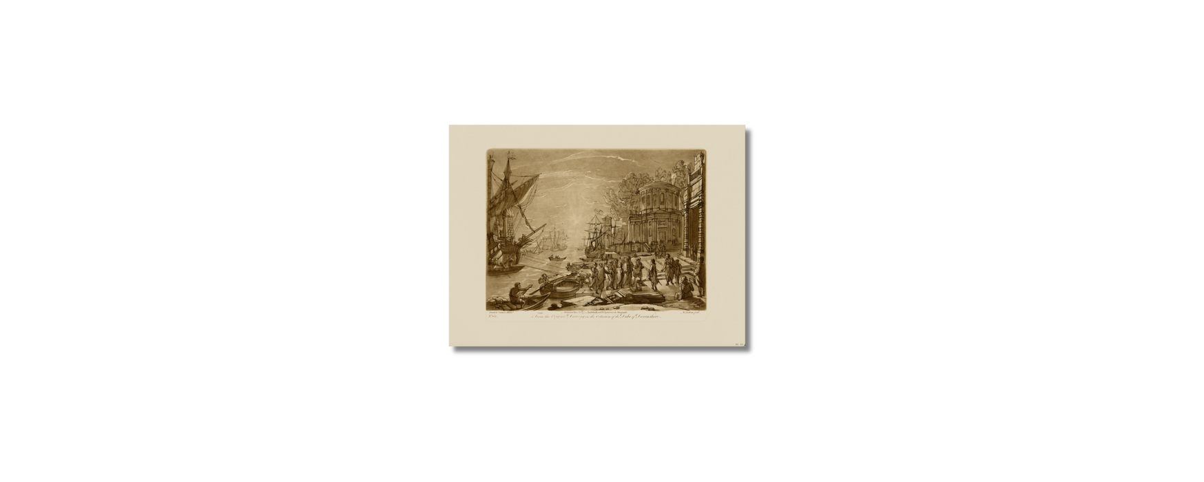 Claude Lorrain - Sepia Ship VXIII