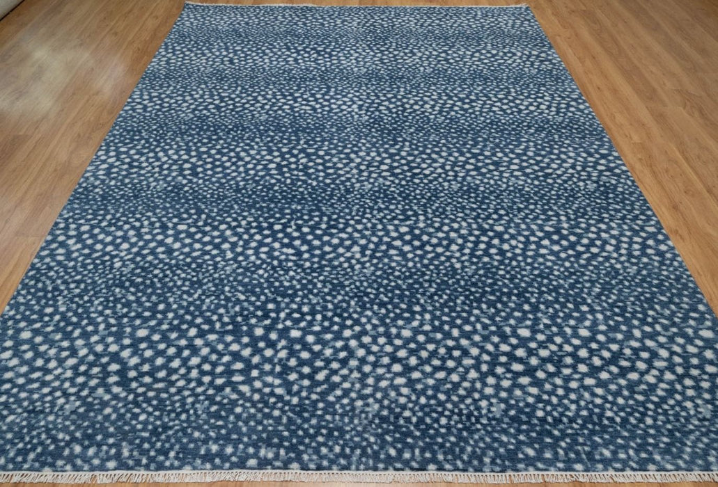 Isla Design Chinkara Sapphire/Indigo Fine Hand-Knotted Indian Wool Rug