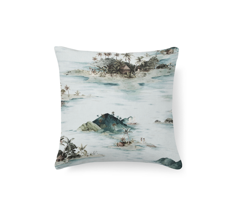 Sargasso Aquamarine Cushion