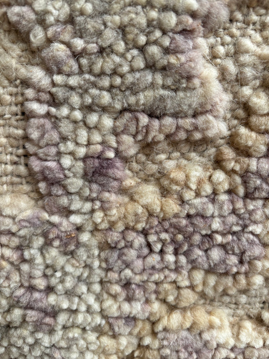 Aras Hand-Knotted Textured Wool Rug - Dove/Lilac - 244 x 305cm