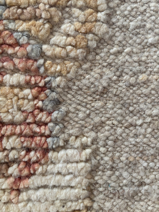 Aras Hand-Knotted Textured Wool Rug - Earth/Sky - 244 x 305cm
