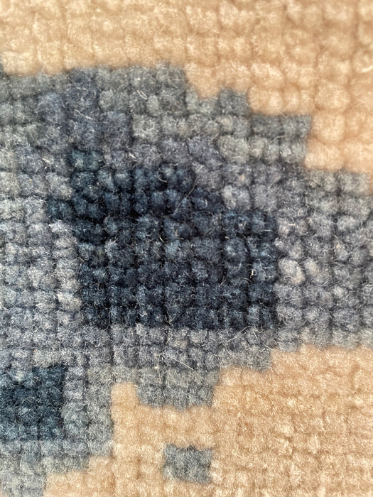 Isla Design Tiger Indigo Fine Hand-Knotted Indian Wool Rug