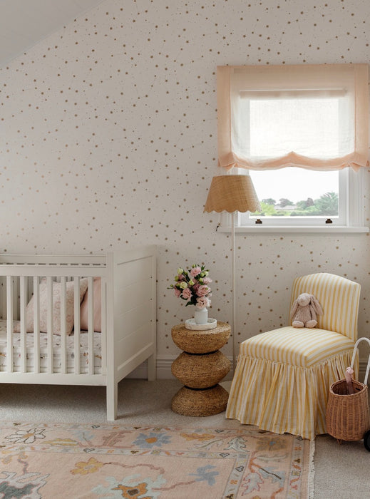 Nasrin Hand-Knotted Indian Oushak Wool Rug - Peach, Aquamarine, Persimmon, Saffron and Teak