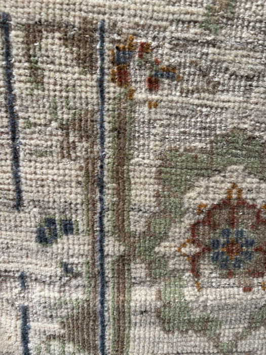 Ira Vintage Inspired Super-Fine Indian Wool Rug - Sand, Basil, Ochre, Blueberry, Nutmeg and Rust