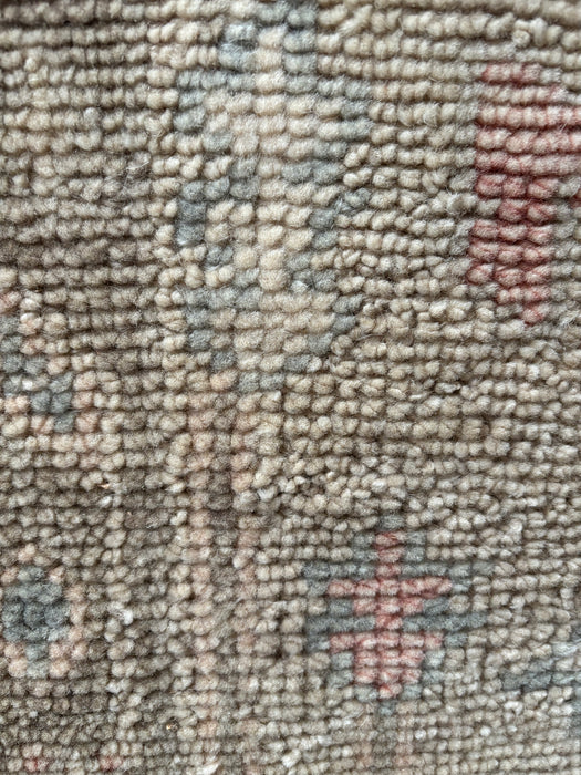 Altan Vintage Inspired Hand-Knotted Indian Oushak Wool Rug - Sand, Nutmeg, Blush, Dusk and Sapphire