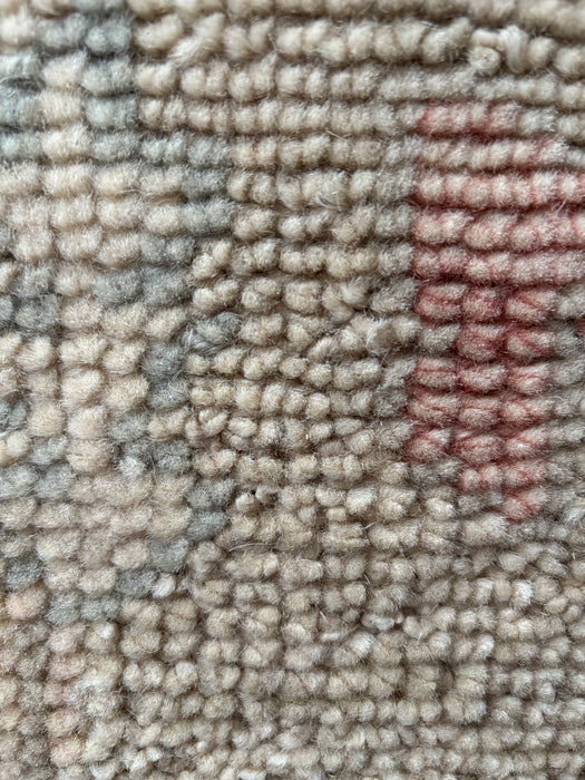 Altan Vintage Inspired Hand-Knotted Indian Oushak Wool Rug - Sand, Nutmeg, Blush, Dusk and Sapphire