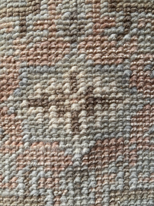Seda Vintage Inspired Hand-Knotted Indian Oushak Wool Rug - Celadon, Nutmeg, Ivory, Dove and Blossom