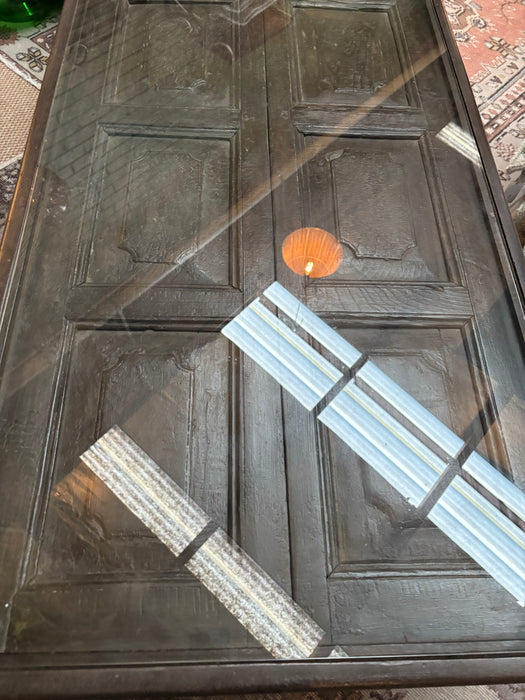 Vintage Indian Door Rectangular Coffee Table