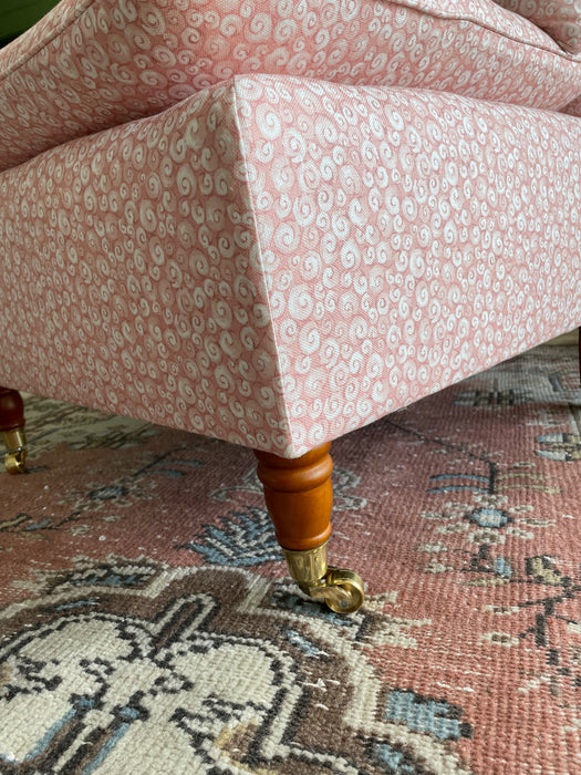 Isla Pillow Top Slipper Chair in Lucia Blossom