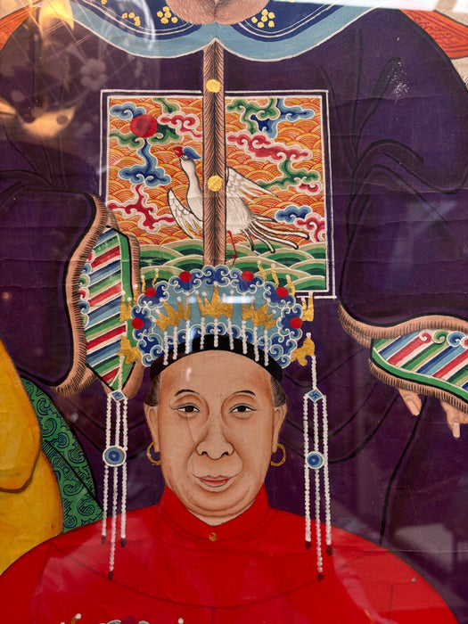 Chinese Qing Dynasty Ancestor Portrait