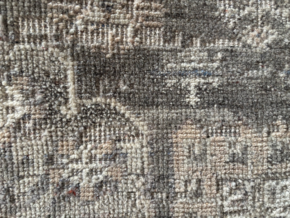 Mira Vintage Inspired Super-Fine Indian Wool Rug - Dove, Stone and Graphite