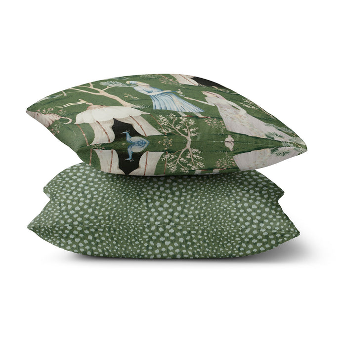 Chinkara Aquamarine/Juniper Cushion