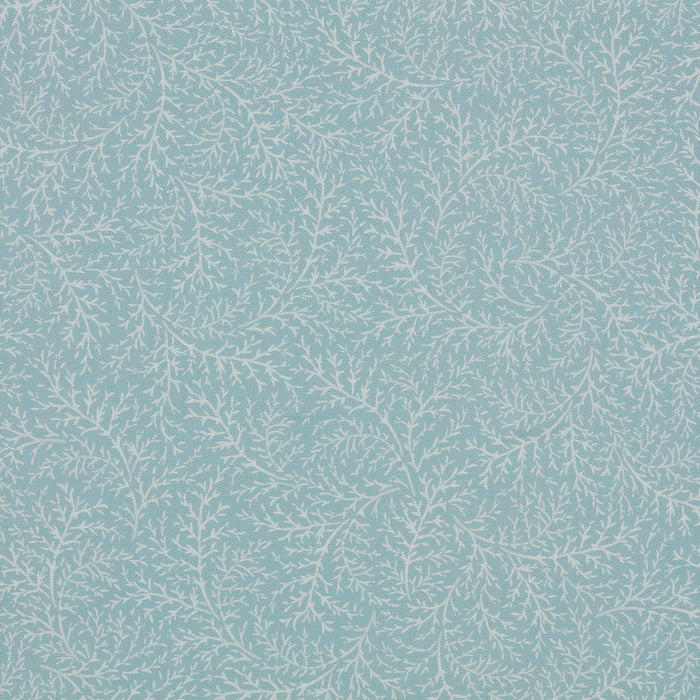 Frond Reverse Aquamarine Cushion