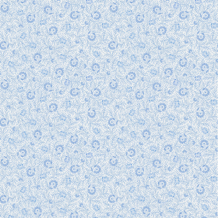 Frond Floral Sapphire Wallpaper