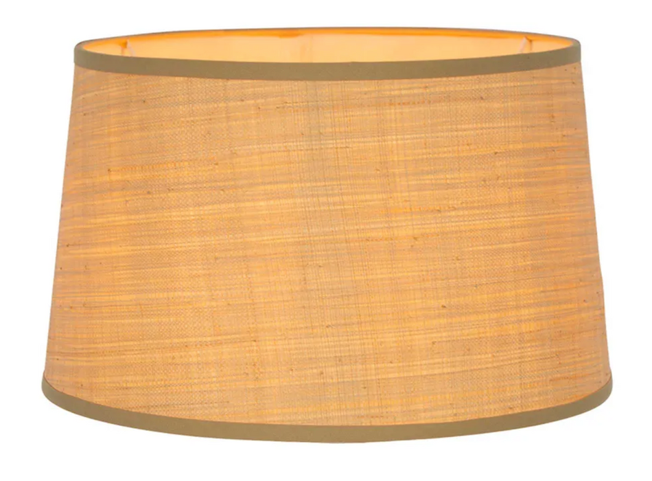 Extra Large Natural Raffia Lampshade