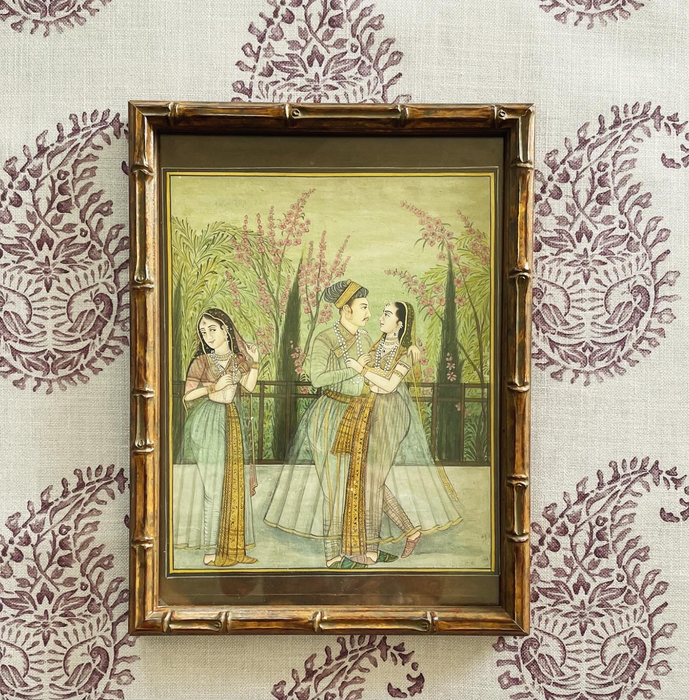 Akbar the Great and Mariam-uz-Zamani Mughal Painting
