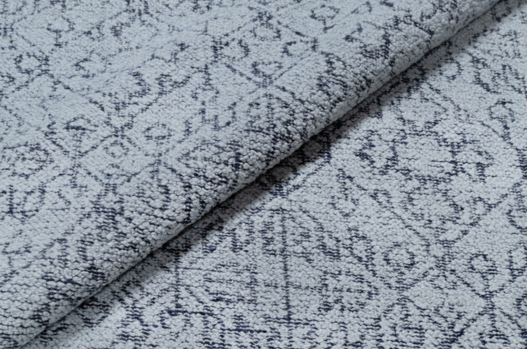 Amara Super-Soft Luxe Hand-Woven Boucle Rug - Sapphire/Indigo