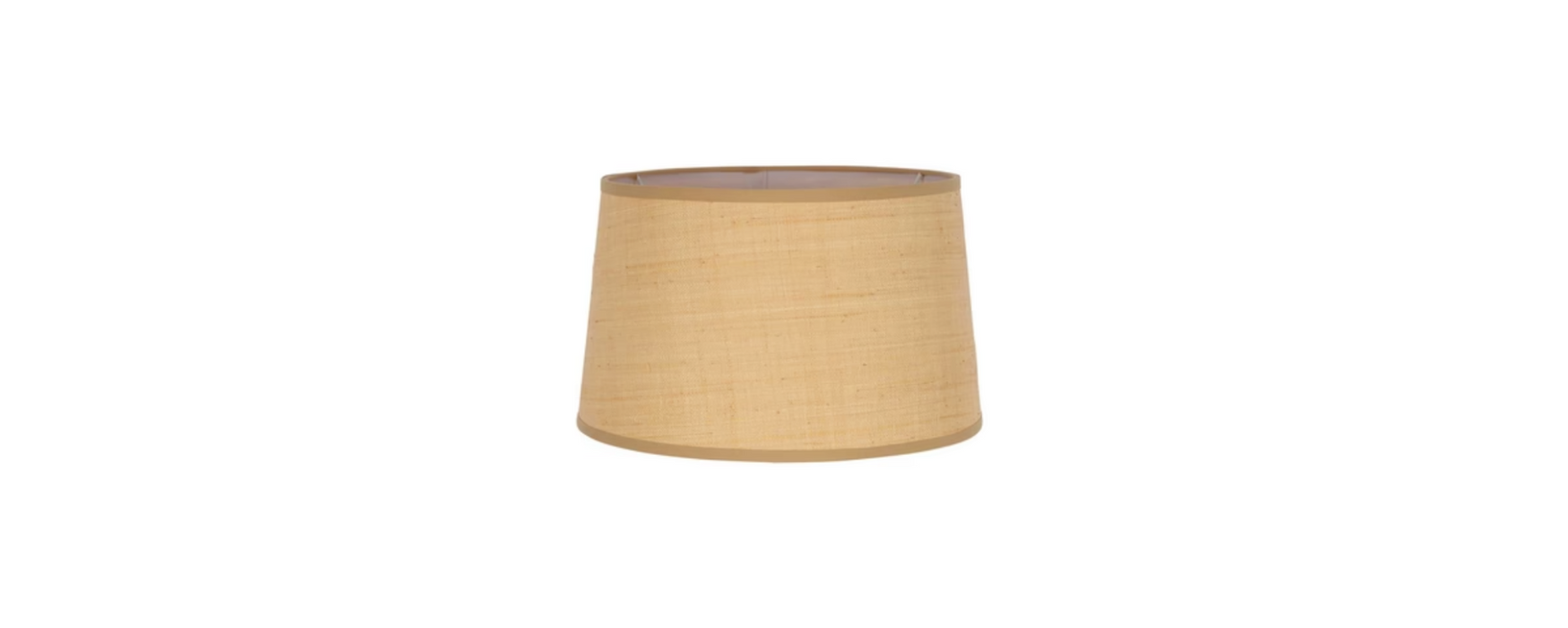Extra Large Natural Raffia Lampshade